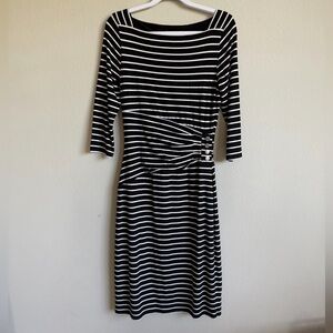 White House Black Market Striped Dress XS